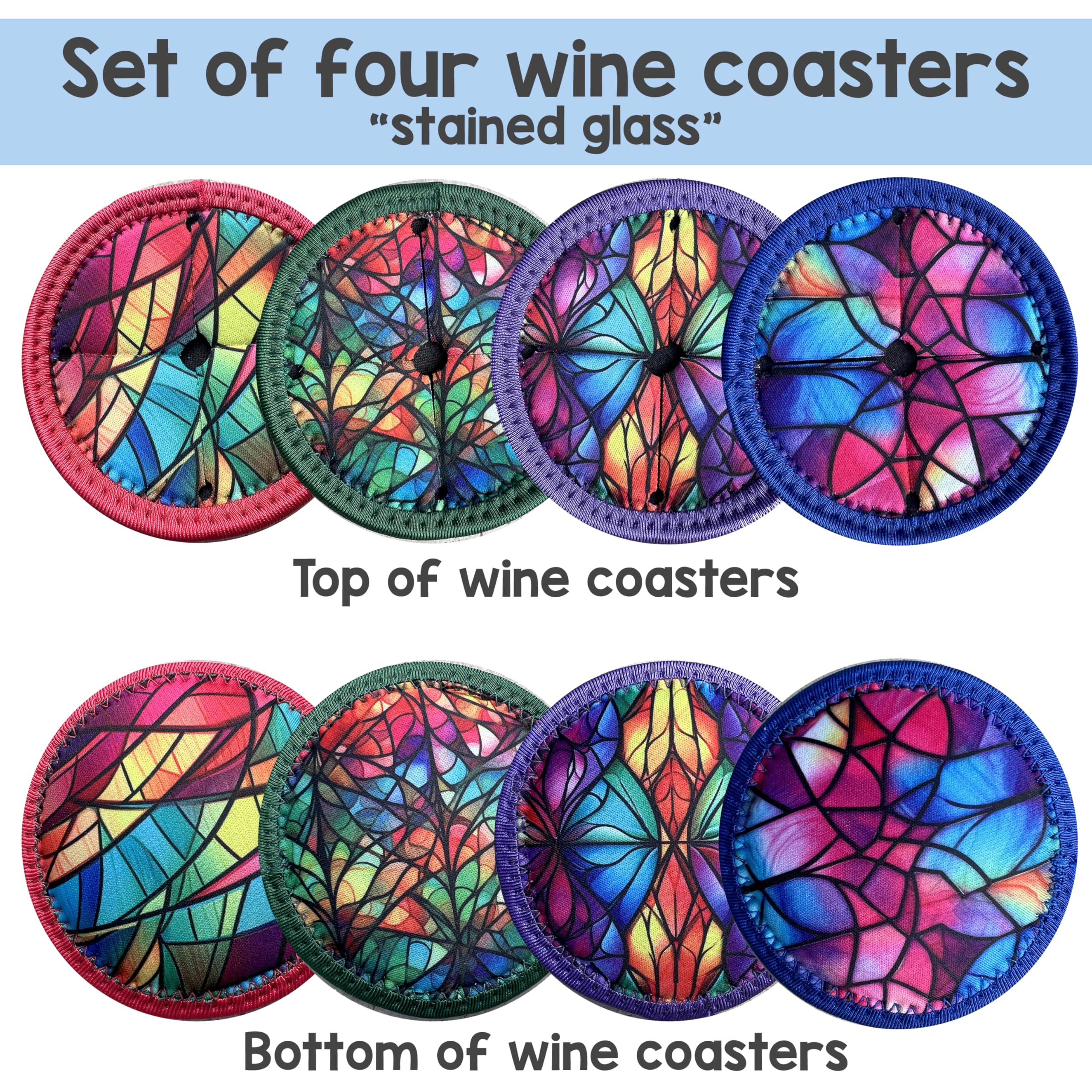 【純銀 / ガラス】ワイングラスコースター 4枚 スターリングシルバー ホルダー 純銀 / ガラス】ワイングラスコースター 4枚 スターリング